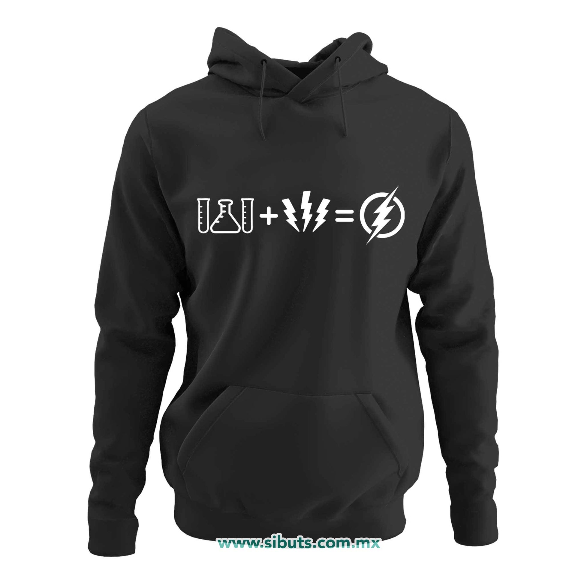 Sudadera Mujer Gorro Flash Símbolos