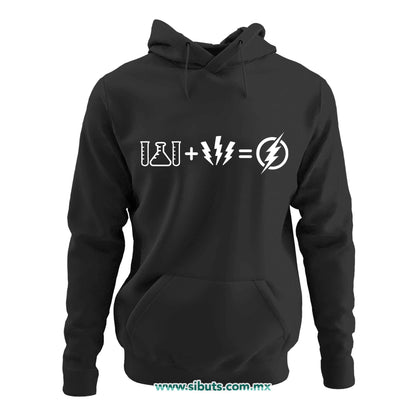 Sudadera Mujer Gorro Flash Símbolos
