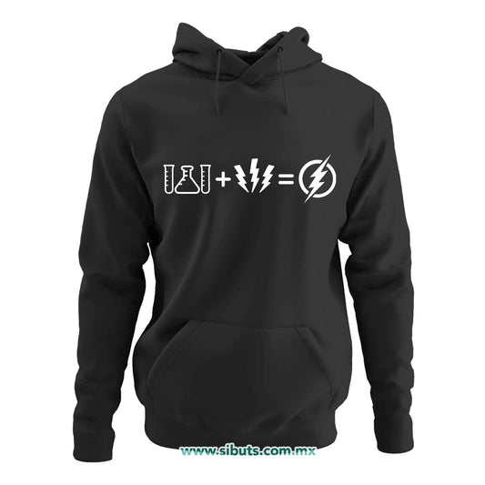Sudadera Mujer Gorro Flash Símbolos