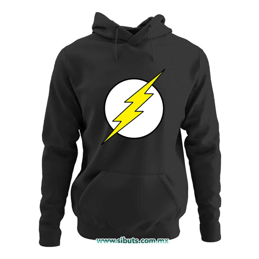 Sudadera Mujer Gorro Símbolo Flash