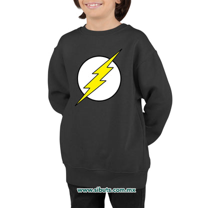 Sudadera Niño Cuello Redondo Símbolo Flash