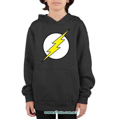 Sudadera Niño Gorro Símbolo Flash