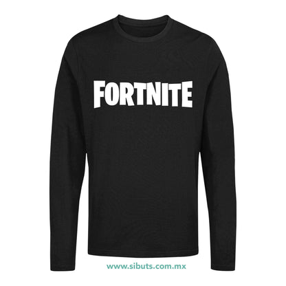 Playera Hombre Manga Larga Fortnite