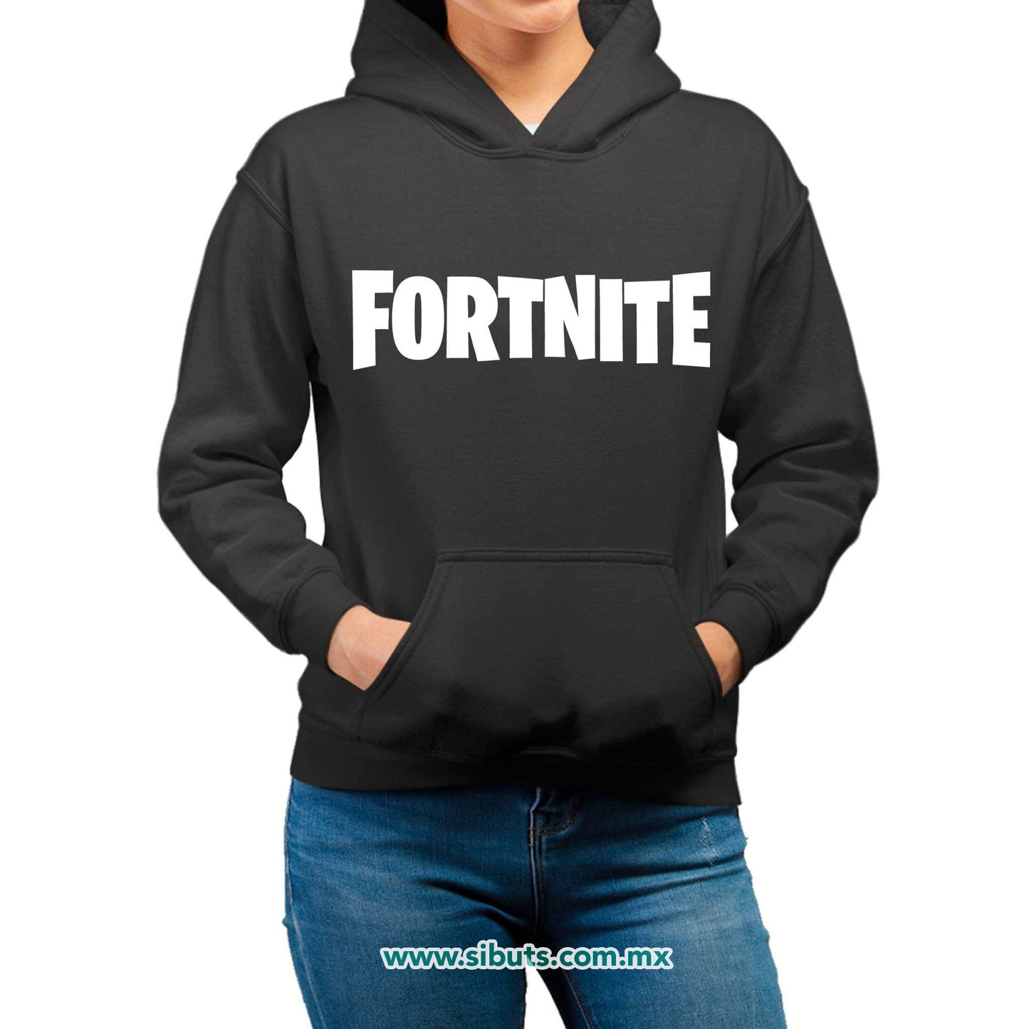 Sudadera Mujer Gorro Fortnite