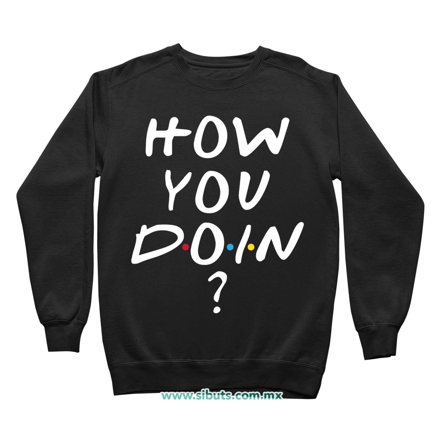 Sudadera Niña Cuello Redondo Friends How You Doin?
