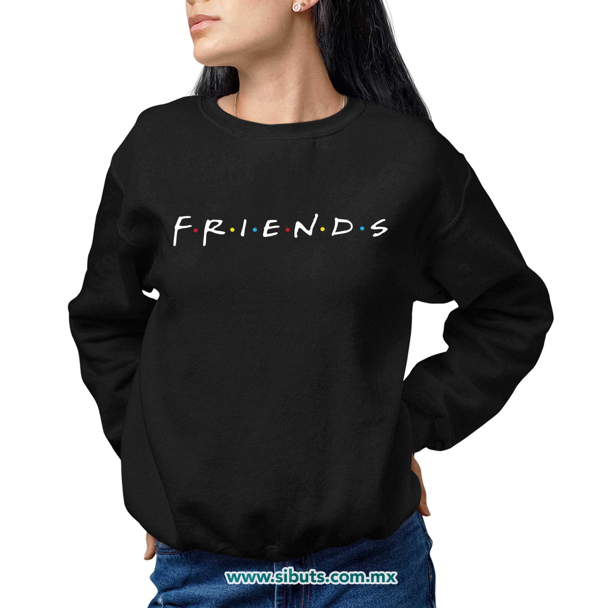 Sudadera Mujer Cuello Redondo Serie Friends
