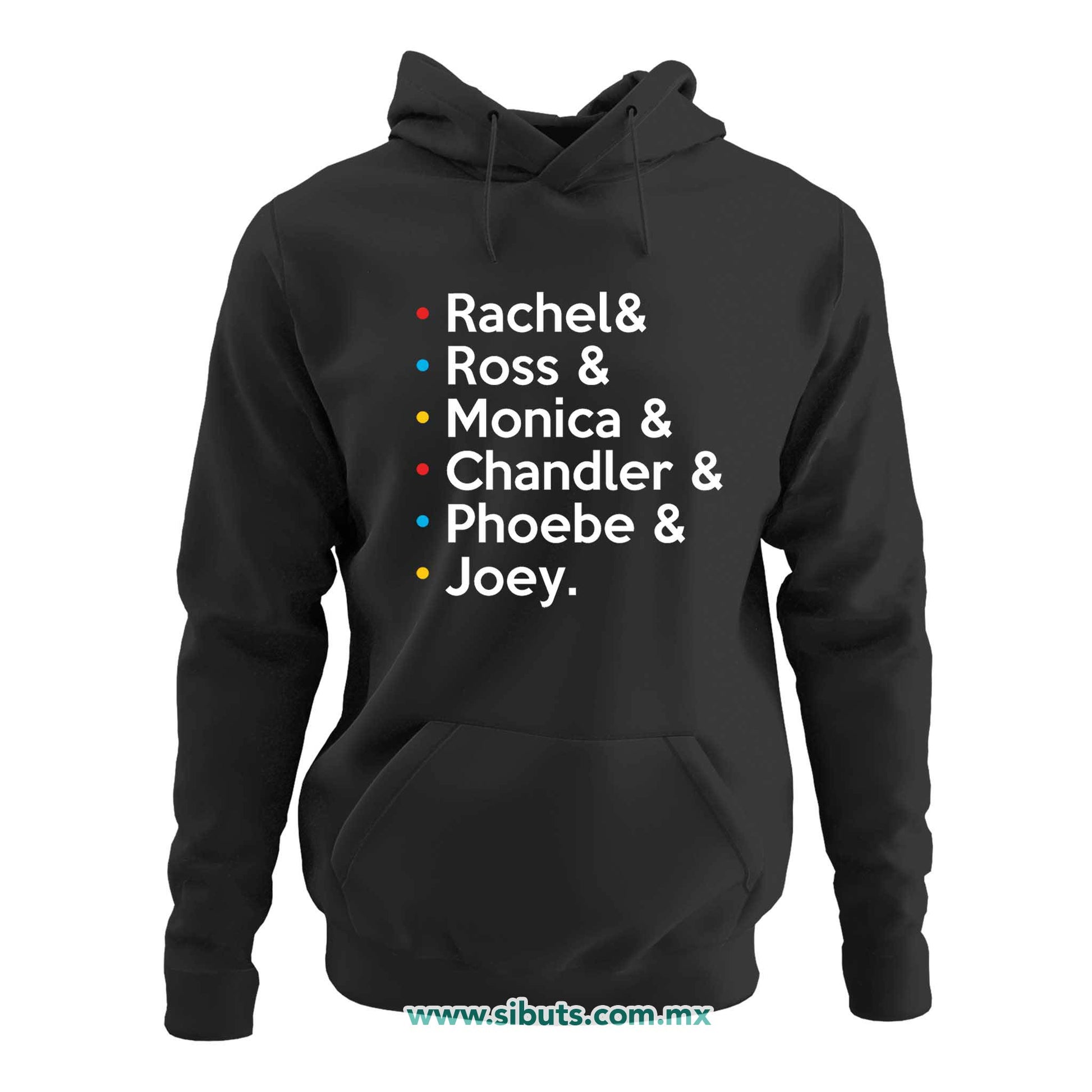 Sudadera Mujer Gorro Friends Joey Rachel Monica Phoebe Ross Chandler