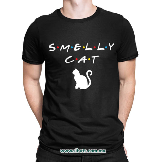 Playera Hombre Friends Smelly Cat