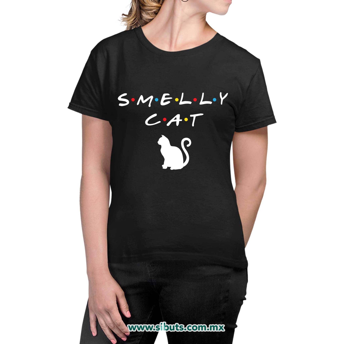 Playera Mujer Friends Smelly Cat