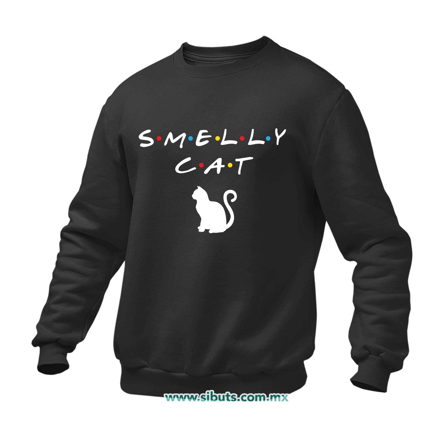 Sudadera Hombre Cuello Redondo Friends Smelly Cat