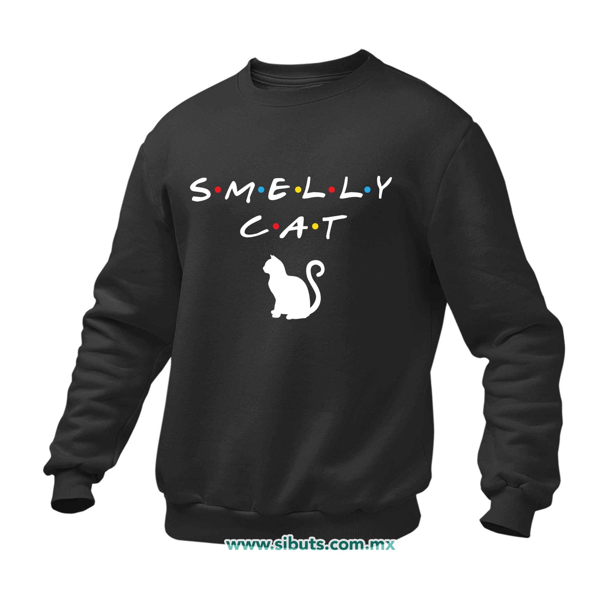 Sudadera Hombre Cuello Redondo Friends Smelly Cat