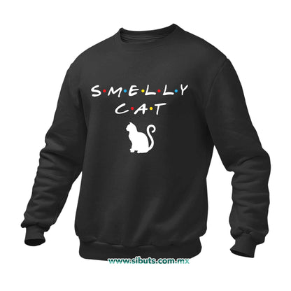 Sudadera Hombre Cuello Redondo Friends Smelly Cat