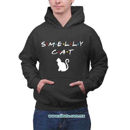 Sudadera Hombre Gorro Friends Smelly Cat