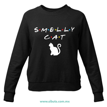 Sudadera Mujer Cuello Redondo Friends Smelly Cat