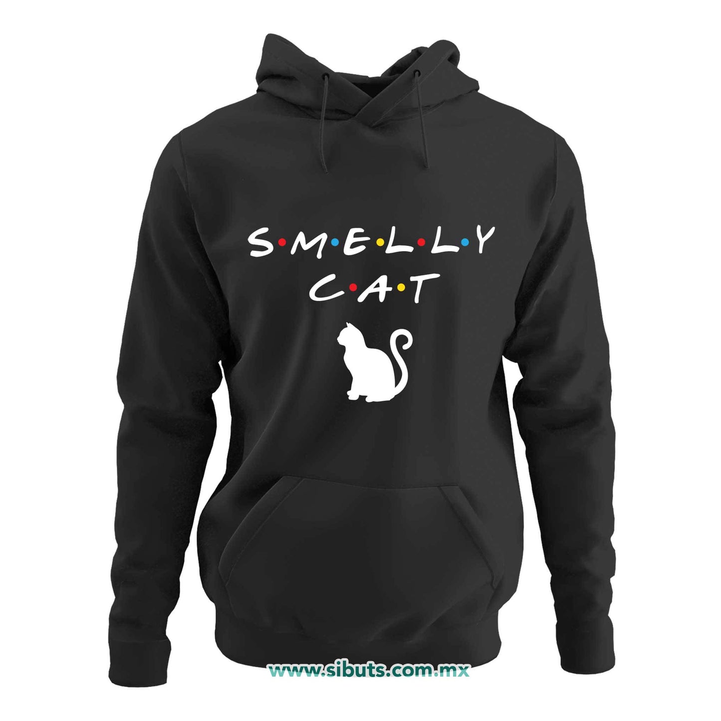 Sudadera Mujer Gorro Friends Smelly Cat