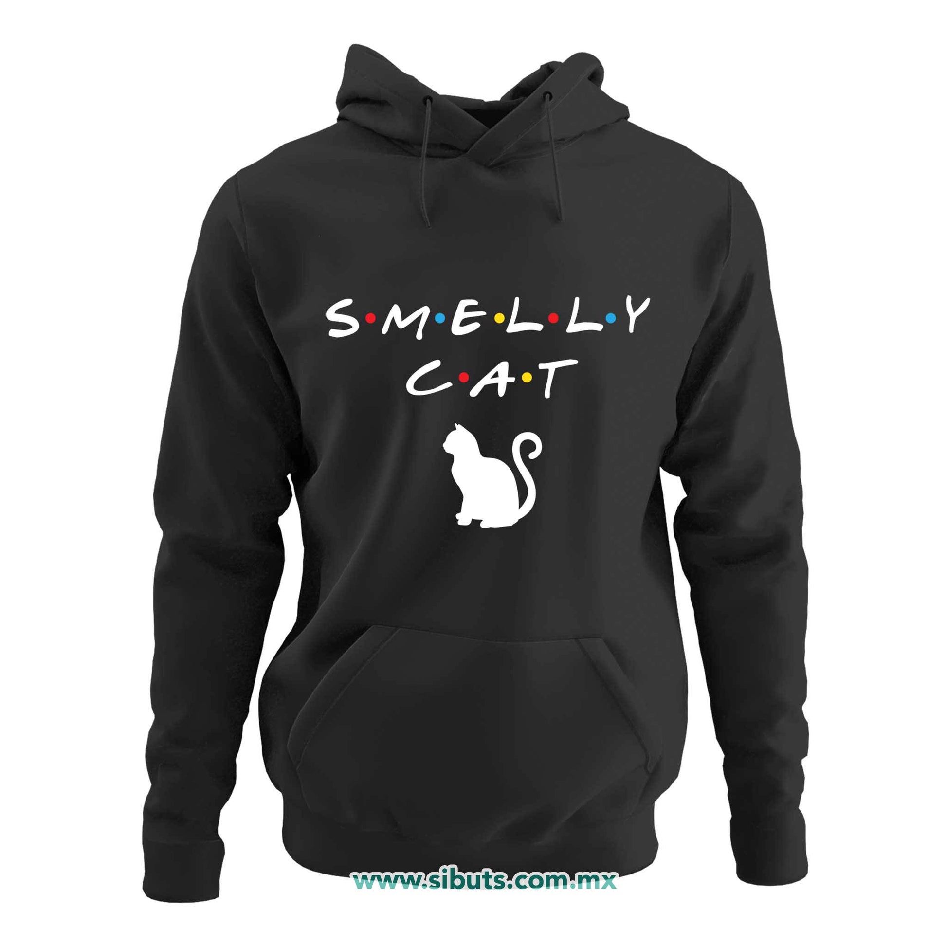 Sudadera Mujer Gorro Friends Smelly Cat