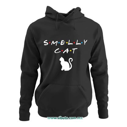 Sudadera Mujer Gorro Friends Smelly Cat