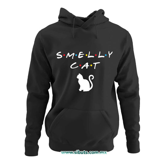 Sudadera Mujer Gorro Friends Smelly Cat