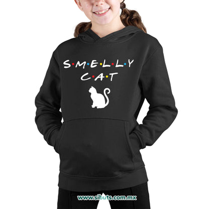 Sudadera Niña Gorro Friends Smelly Cat