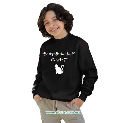 Sudadera Niña Cuello Redondo Friends Smelly Cat