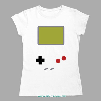Playera Mujer Game Boy Retro