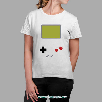 Playera Mujer Game Boy Retro