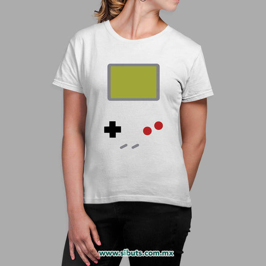 Playera Mujer Game Boy Retro
