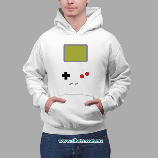 Sudadera Hombre Gorro Game Boy Retro