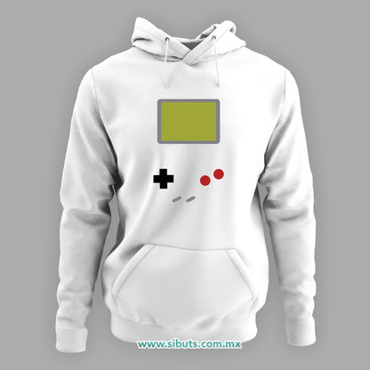 Sudadera Mujer Gorro Game Boy Retro