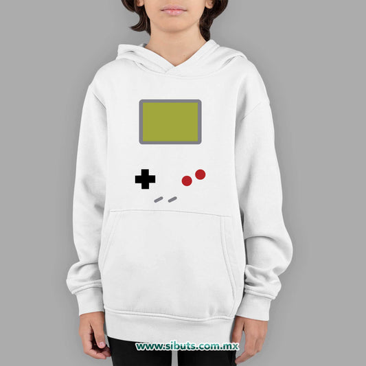 Sudadera Niño Gorro Game Boy Retro