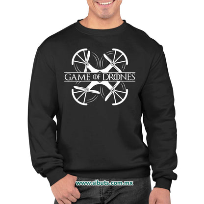 Sudadera Hombre Cuello Redondo Game Of Drones
