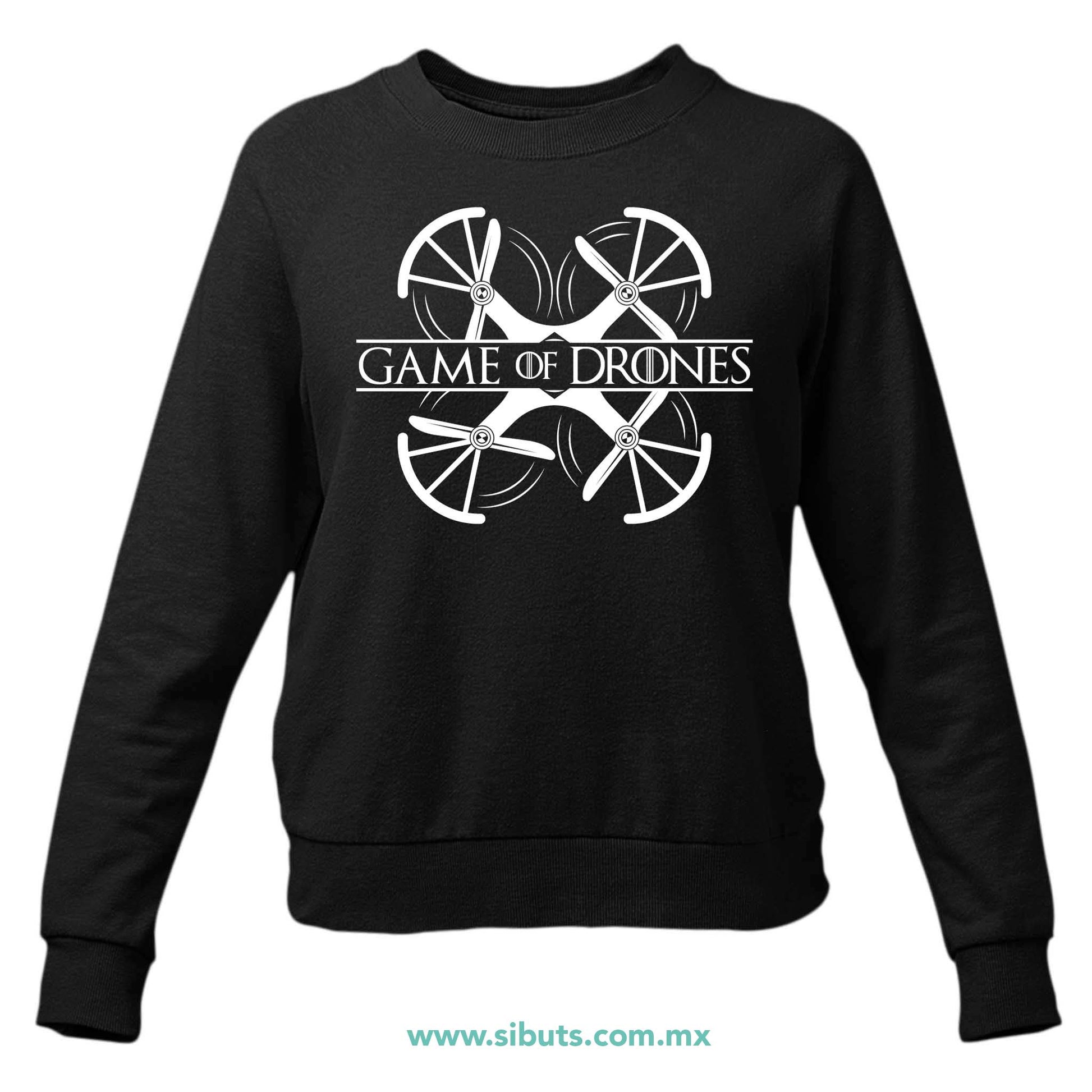 Sudadera Mujer Cuello Redondo Game Of Drones
