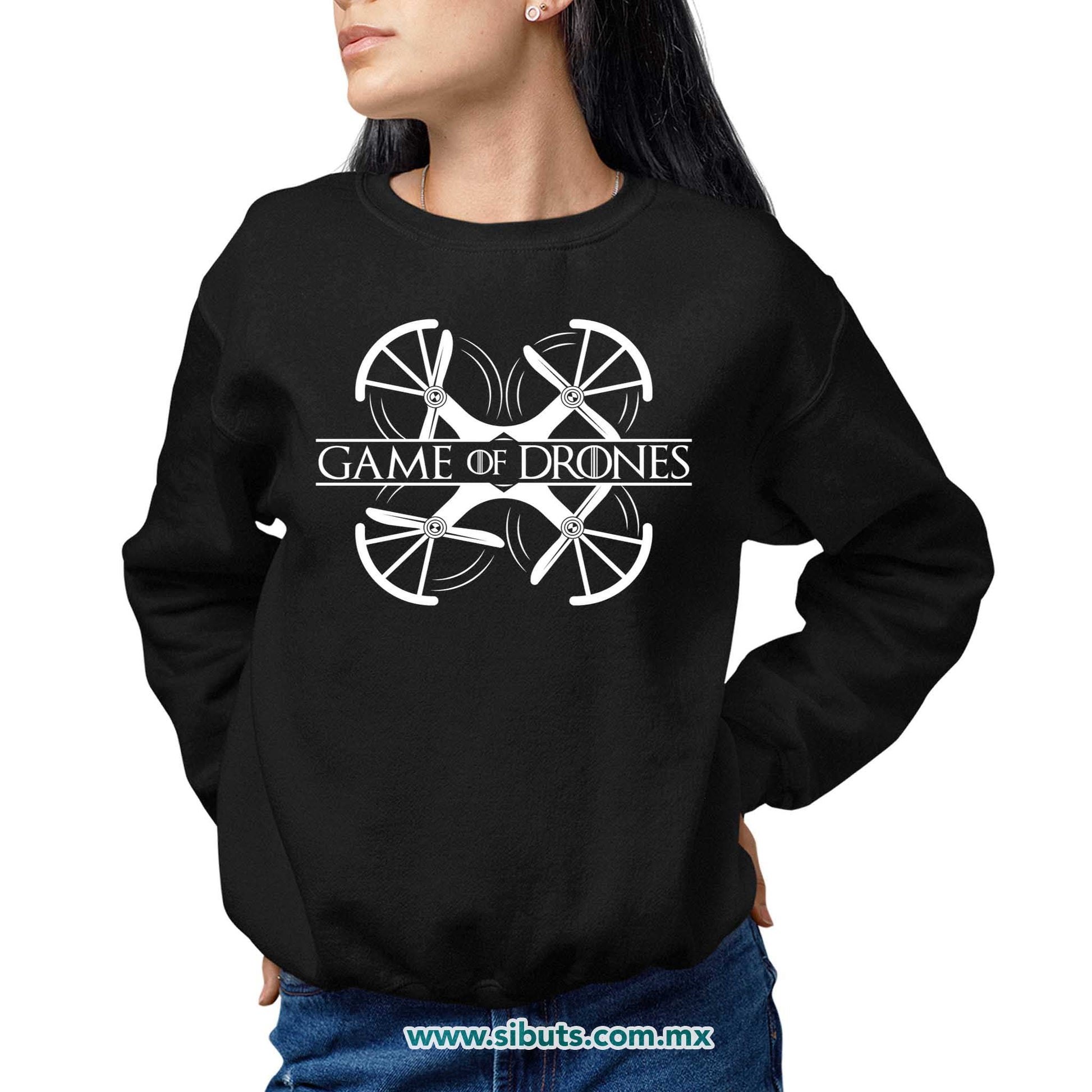 Sudadera Mujer Cuello Redondo Game Of Drones