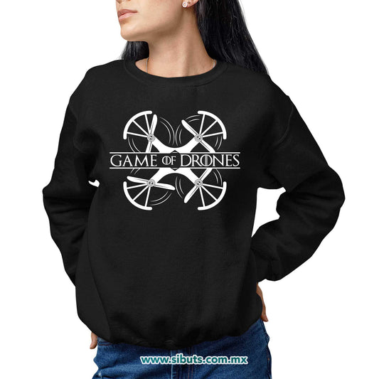 Sudadera Mujer Cuello Redondo Game Of Drones