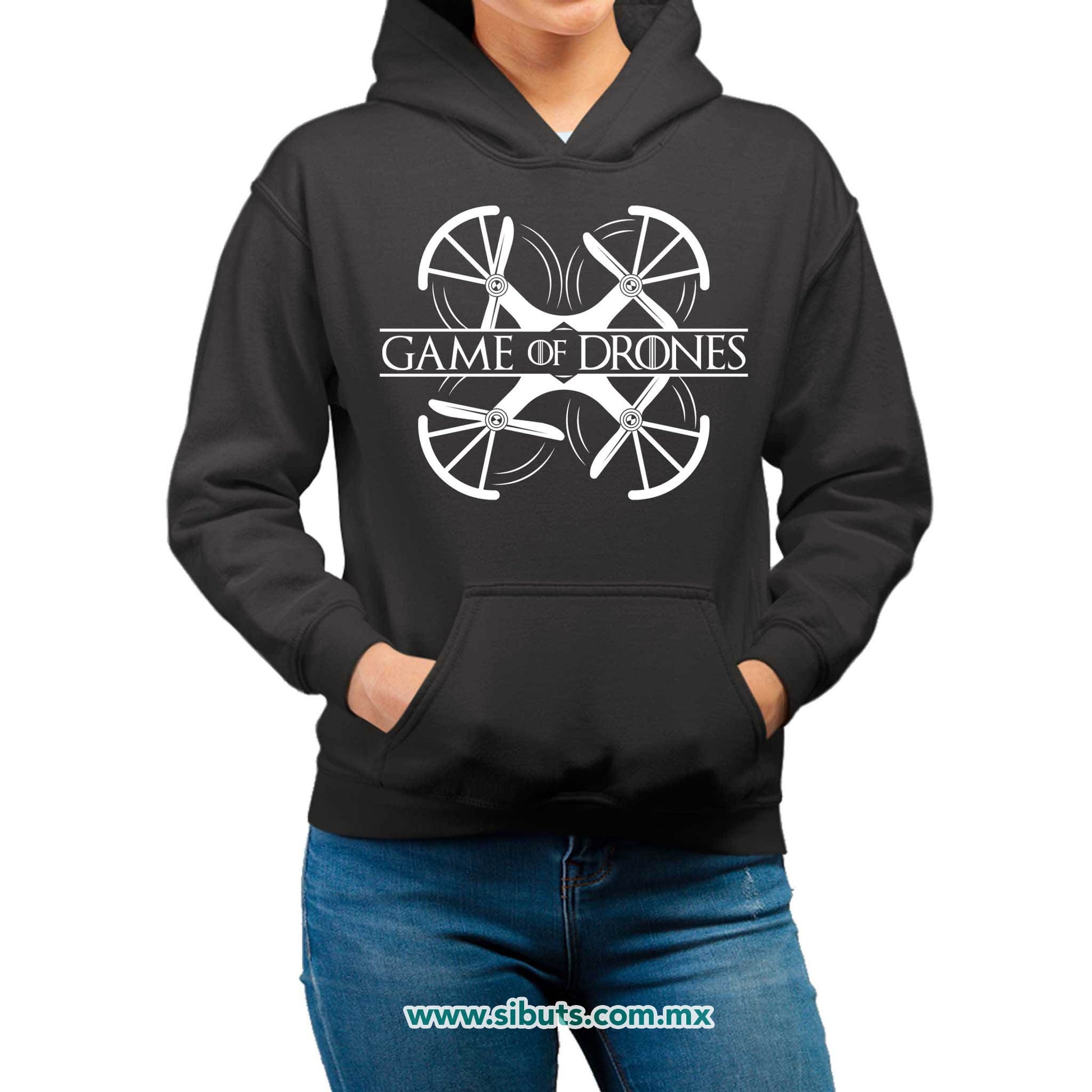 Sudadera Mujer Gorro Game Of Drones