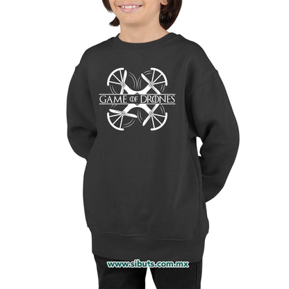 Sudadera Niño Cuello Redondo Game Of Drones
