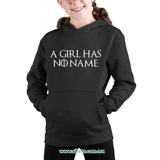 Sudadera Niño Gorro Game Of Thrones A Girl Has No Name