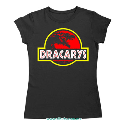 Playera Mujer Game Of Thrones Dracarys Jurassic Park