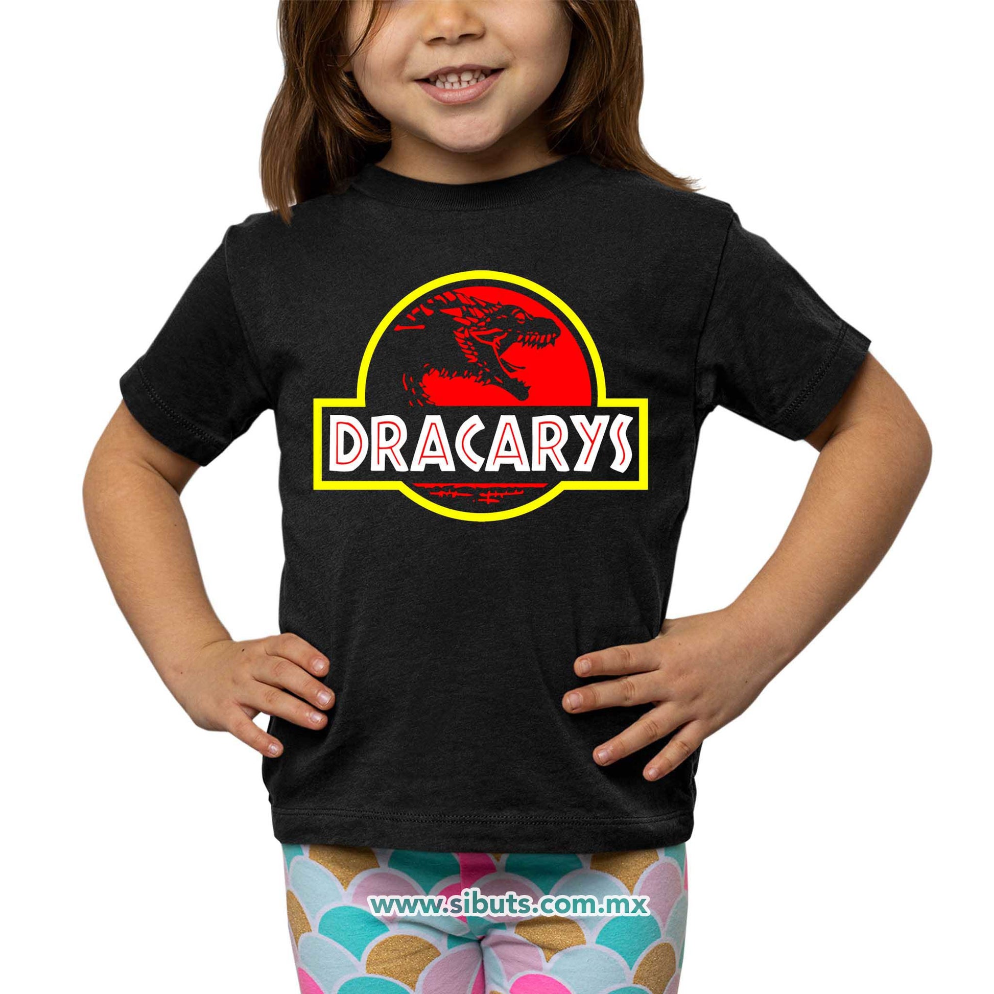 Playera Niña Game Of Thrones Dracarys Jurassic Park