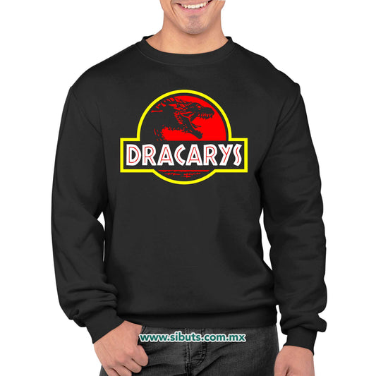 Sudadera Hombre Cuello Redondo Game Of Thrones Dracarys Jurassic Park