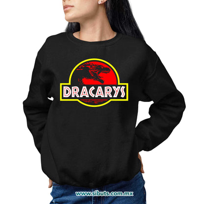 Sudadera Mujer Cuello Redondo Game Of Thrones Dracarys Jurassic Park