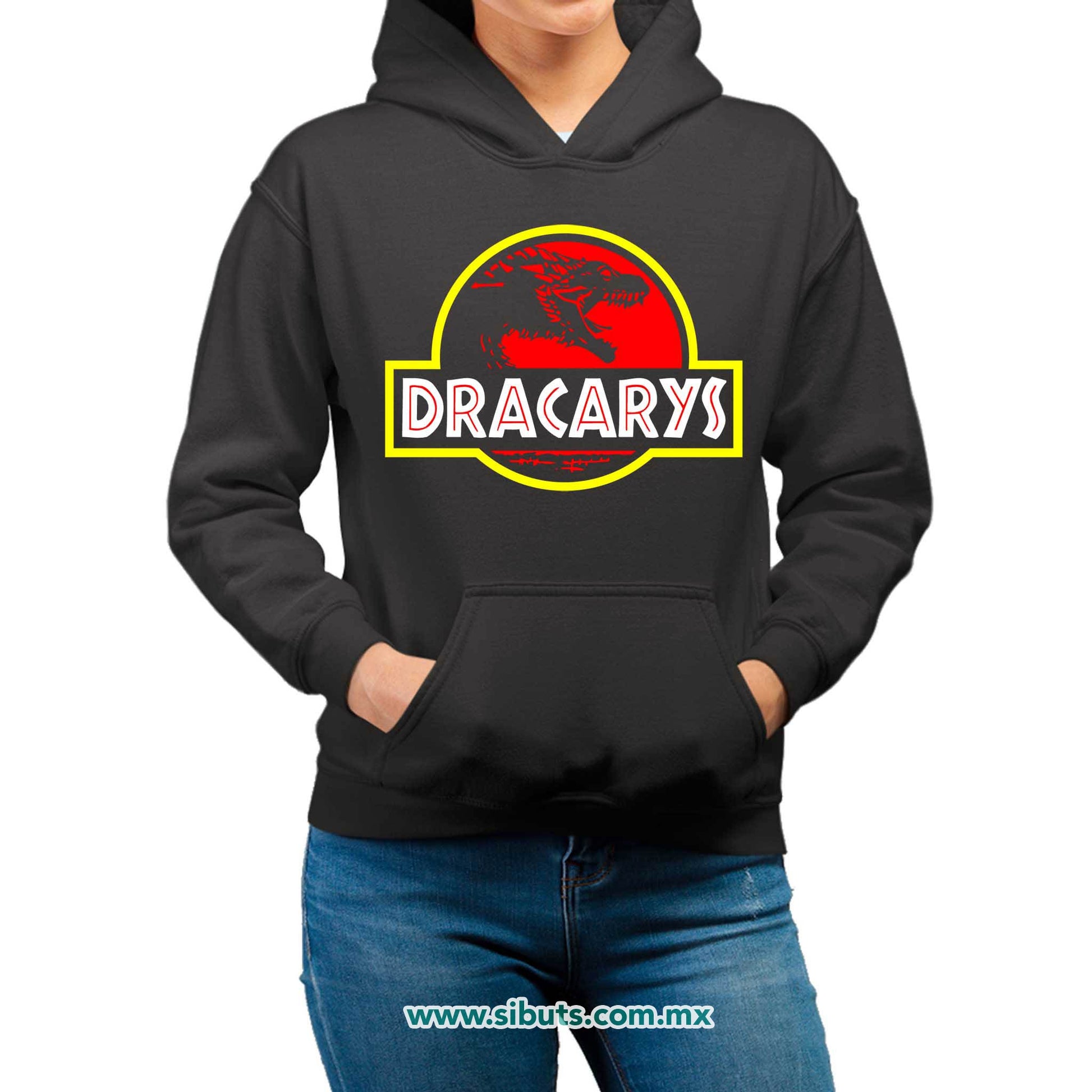 Sudadera Mujer Gorro Game Of Thrones Dracarys Jurassic Park