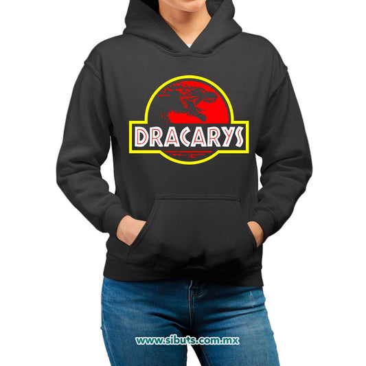 Sudadera Mujer Gorro Game Of Thrones Dracarys Jurassic Park