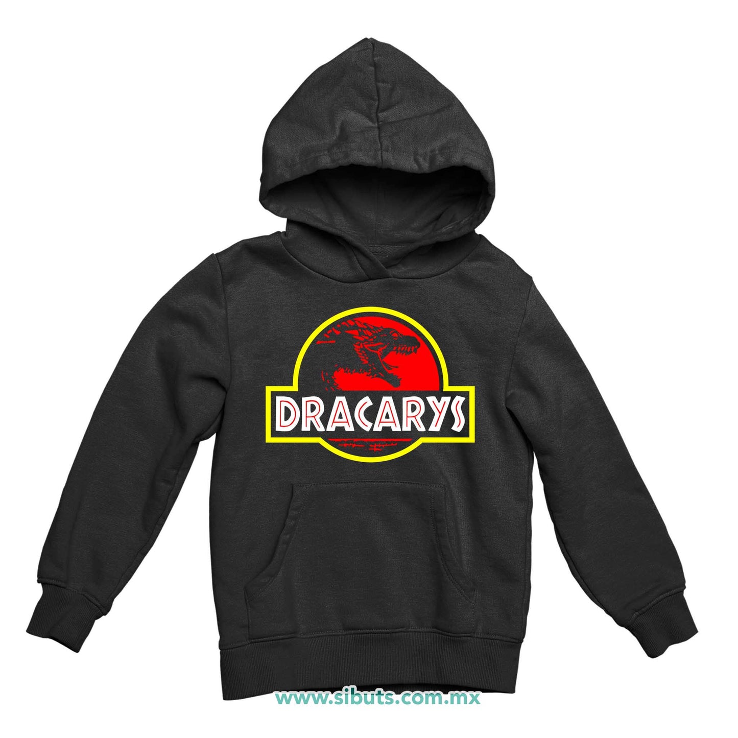 Sudadera Niña Gorro Game Of Thrones Dracarys Jurassic Park