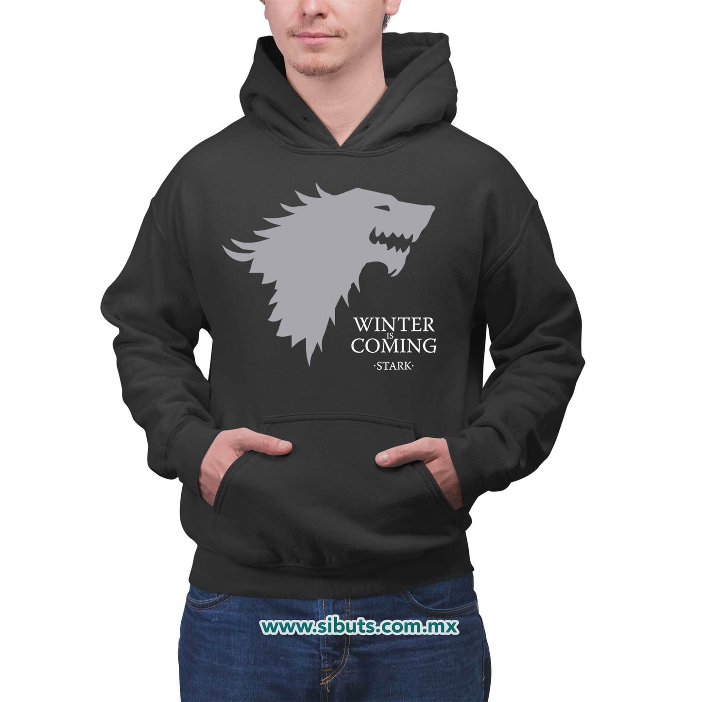 Sudadera Hombre Gorro Game Of Thrones Winter Is Coming Stark