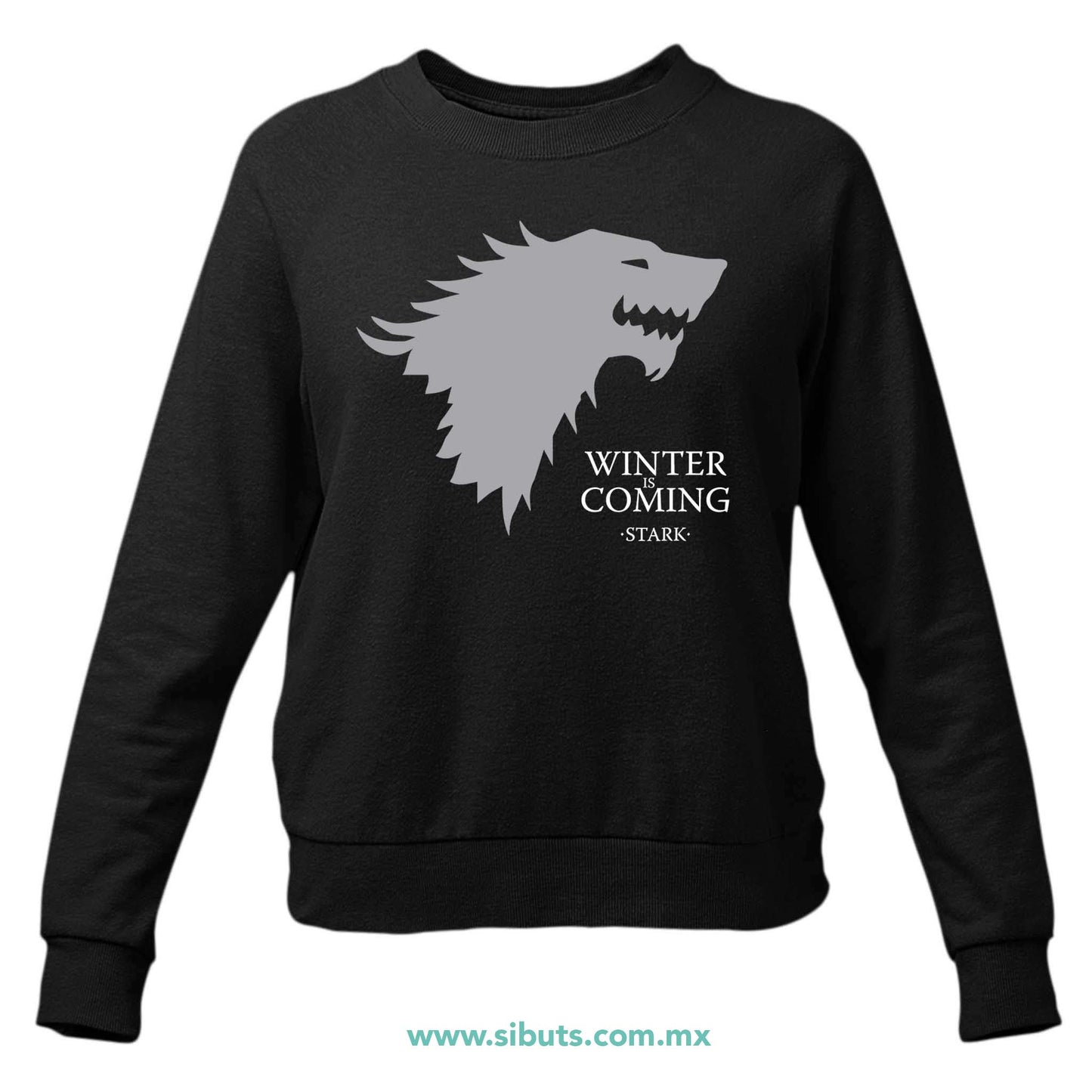 Sudadera Mujer Cuello Redondo Game Of Thrones Winter Is Coming Stark