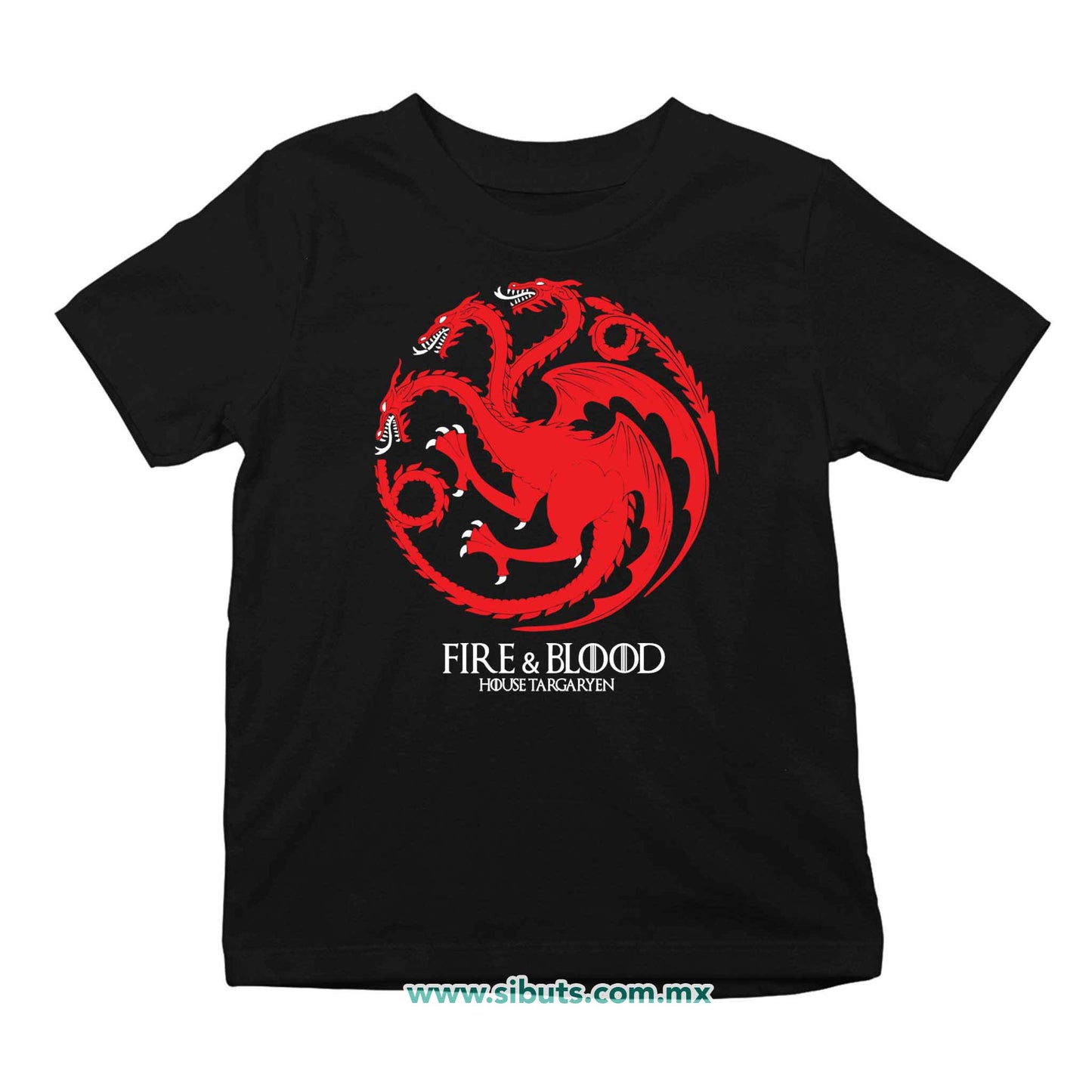 Playera Niña Game Of Thrones House Targaryen Fire And Blood