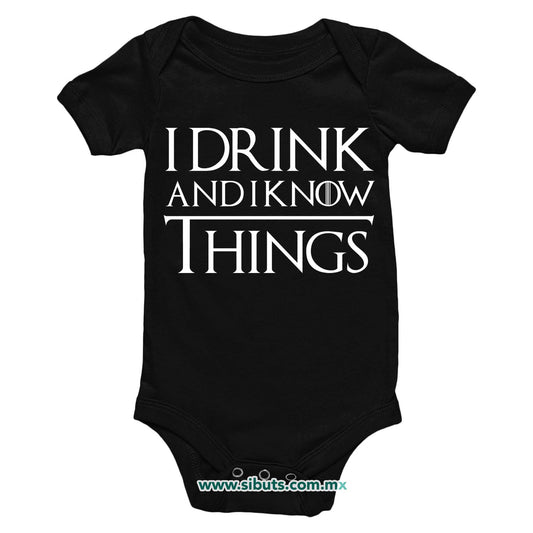 Pañalero Bebé Game Of Thrones I Drink And Know Things