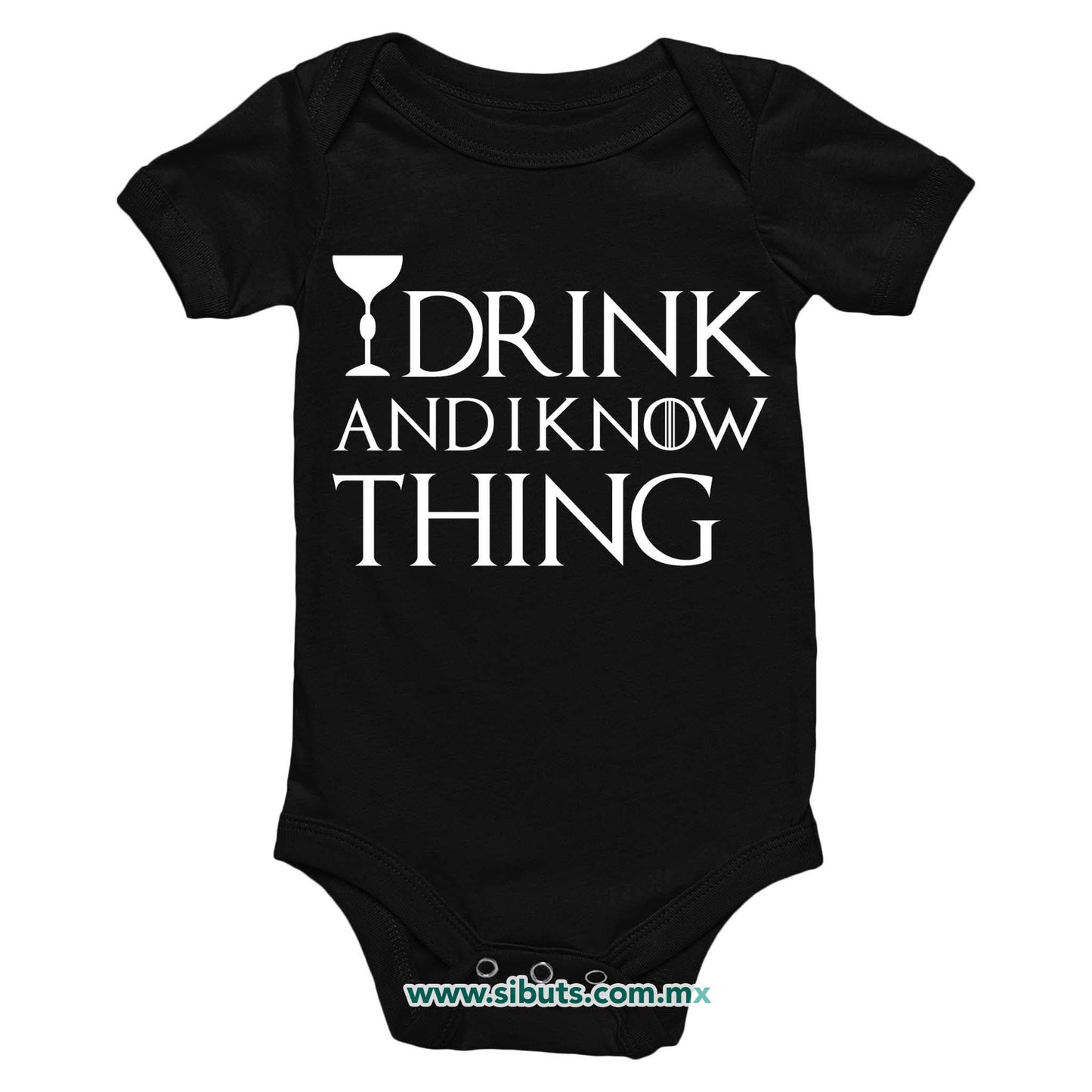 Pañalero Bebé Game Of Thrones I Drink And Know Things con Copa