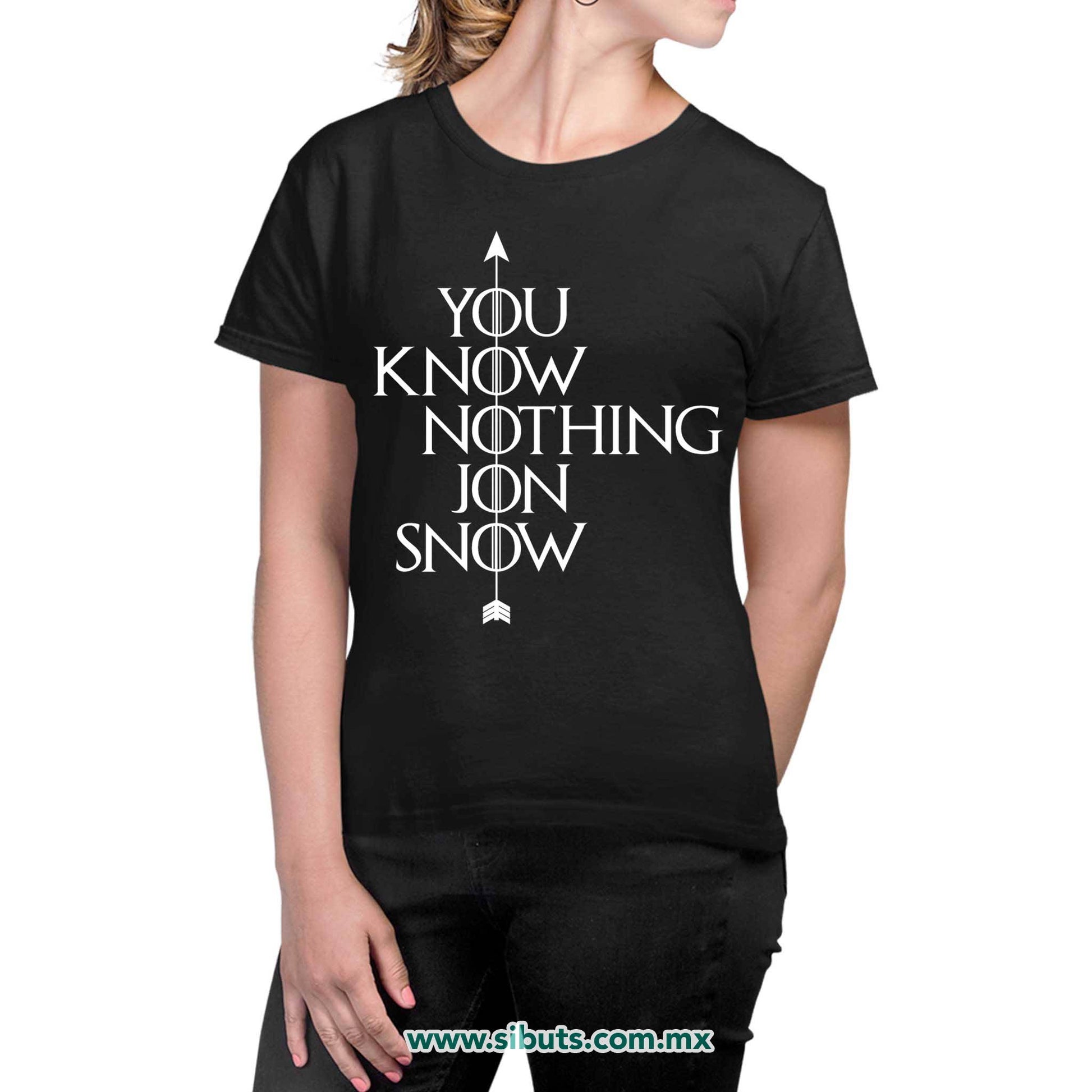 Playera Mujer Game Of Thrones You Know Nothing Jon Snow